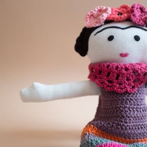 Authentic Frida Kahlo Plush Doll